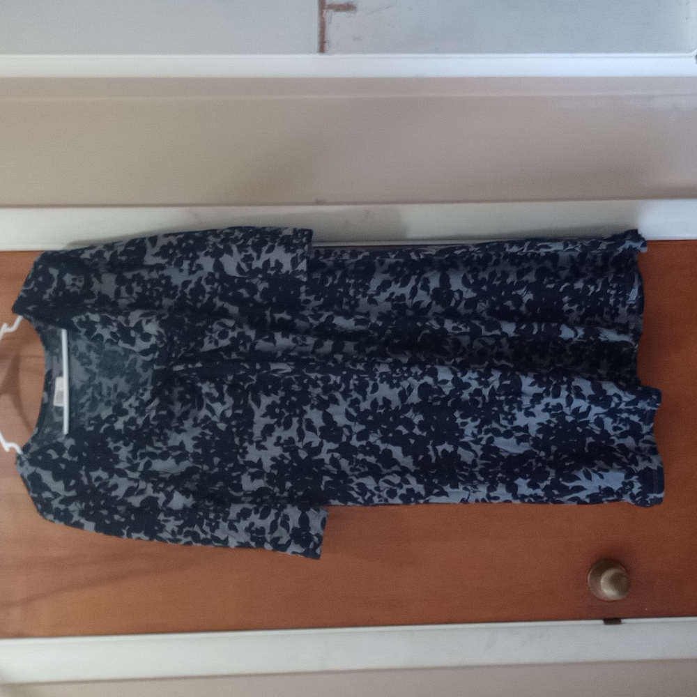 Grey/black flower dress